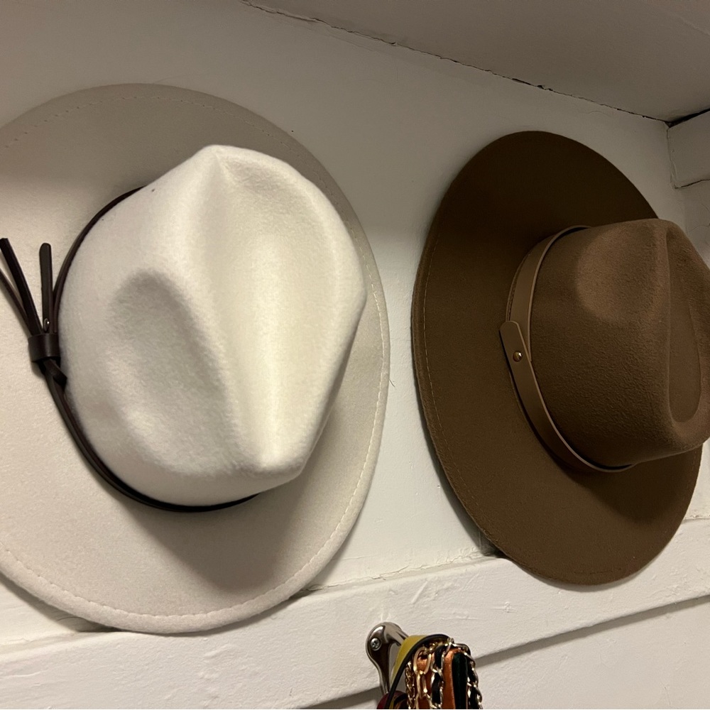 Wide, brimmed hat